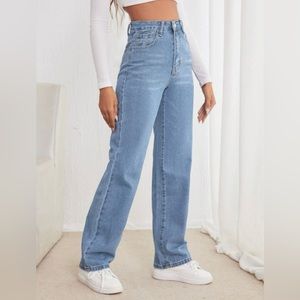 SHEIN High Waisted Straight Leg Jeans / XS (2) Women
